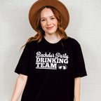 Bachelor Party Drinking Team Black And White Design - Bachelor Unisex Crewneck T-Shirt Sweatshirt Hoodie