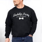 Bachelor Party Let's Celebrate B&W Design - Bachelor Unisex Crewneck T-Shirt Sweatshirt Hoodie