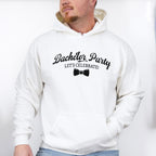 Bachelor Party Let's Celebrate B&W Design - Bachelor Unisex Crewneck T-Shirt Sweatshirt Hoodie