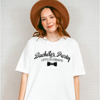 Bachelor Party Let's Celebrate B&W Design - Bachelor Unisex Crewneck T-Shirt Sweatshirt Hoodie