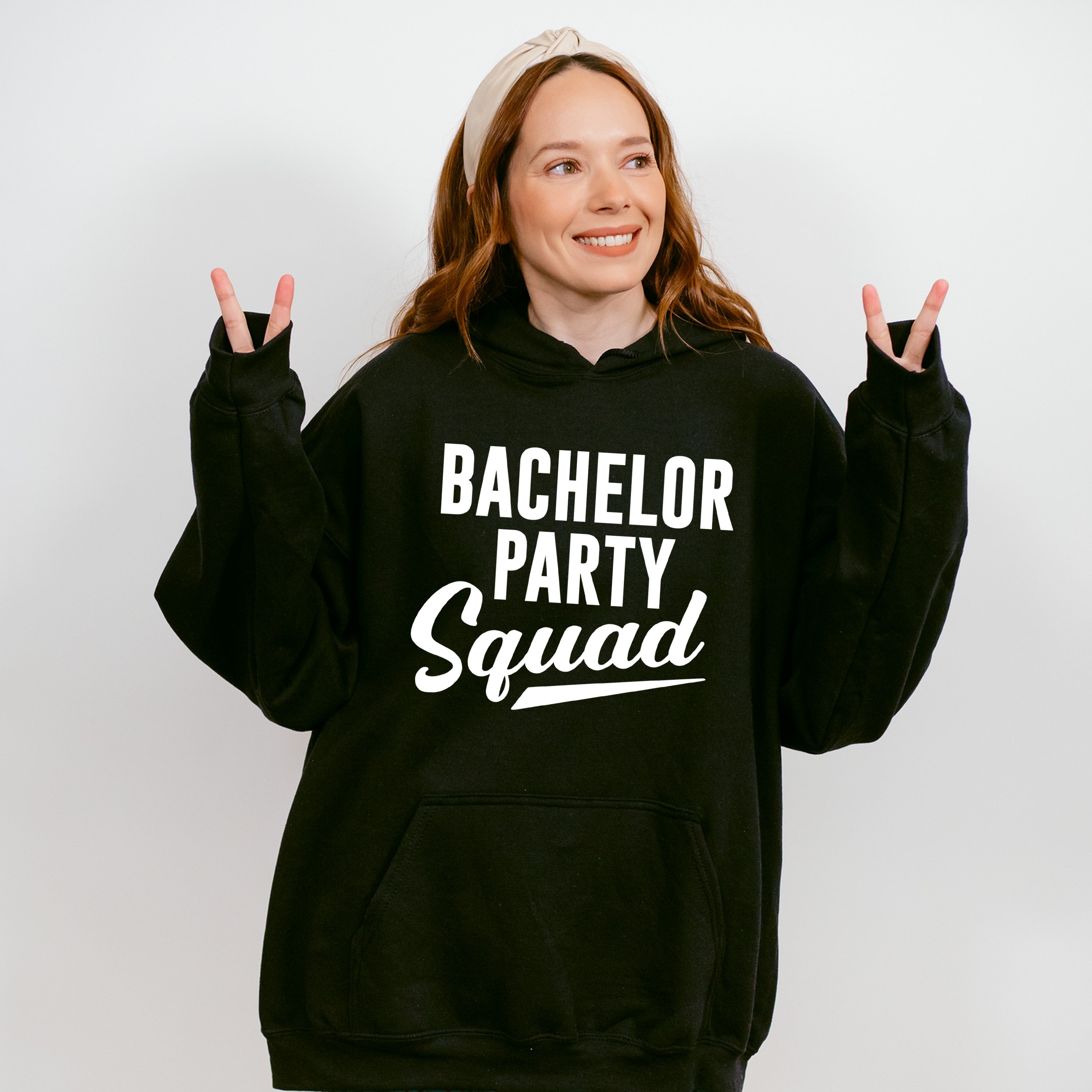 Bachelor Party Squad B&amp;W Design - Bachelor Unisex Crewneck T-Shirt Sweatshirt Hoodie