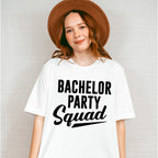 Bachelor Party Squad B&W Design - Bachelor Unisex Crewneck T-Shirt Sweatshirt Hoodie