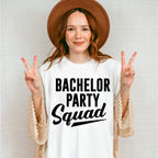 Bachelor Party Squad B&W Design - Bachelor Unisex Crewneck T-Shirt Sweatshirt Hoodie