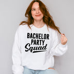 Bachelor Party Squad B&W Design - Bachelor Unisex Crewneck T-Shirt Sweatshirt Hoodie