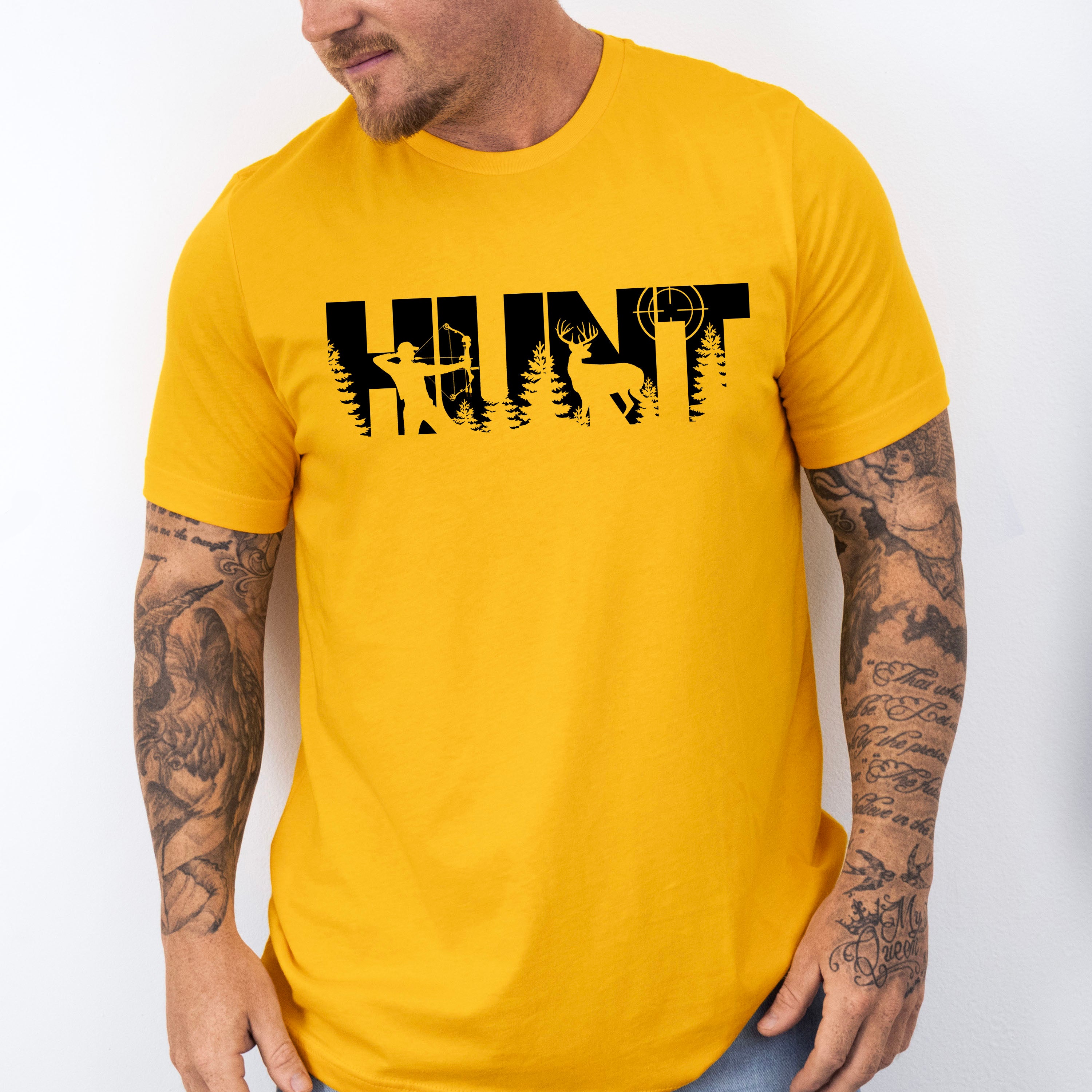 HUNT Design - Hunting Theme Unisex Crewneck T-Shirt Sweatshirt Hoodie