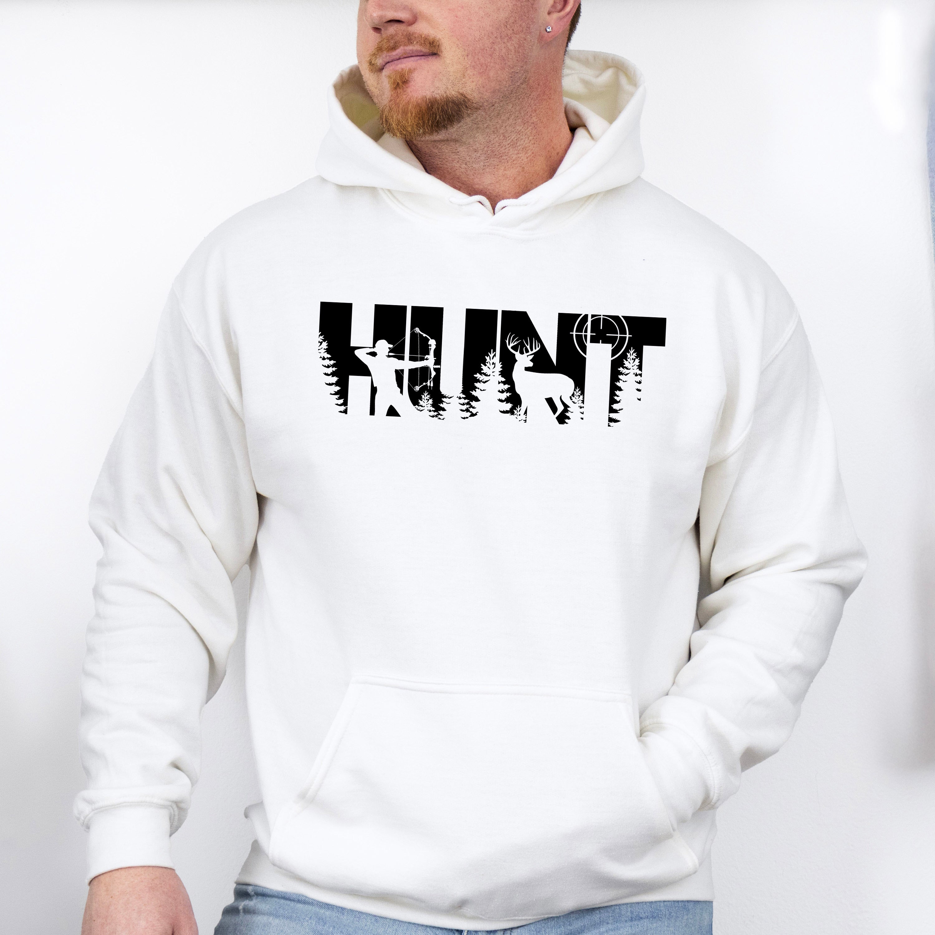 HUNT Design - Hunting Theme Unisex Crewneck T-Shirt Sweatshirt Hoodie