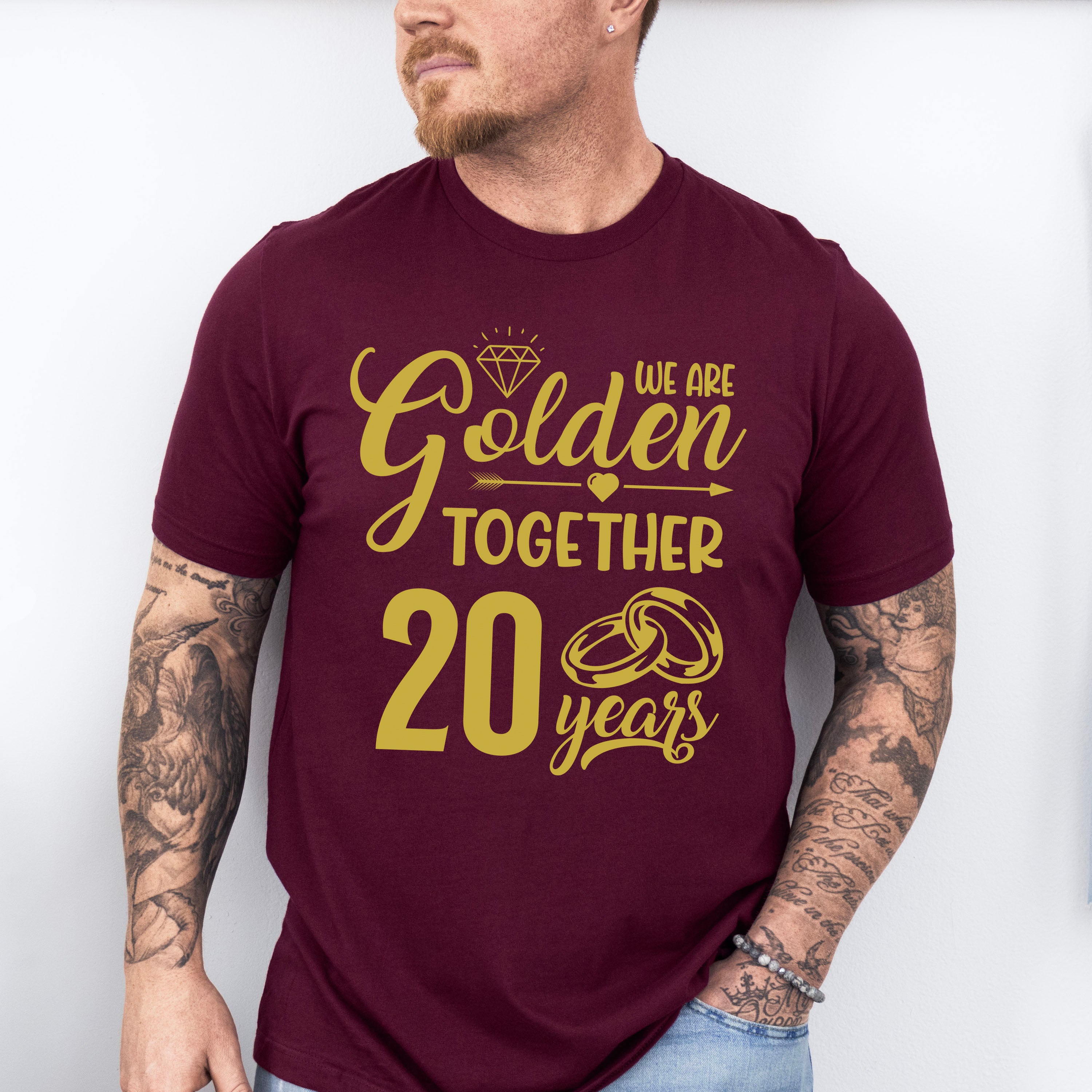 We Are Golden Together 20 Years - Anniversary Unisex Crewneck T-Shirt Sweatshirt Hoodie