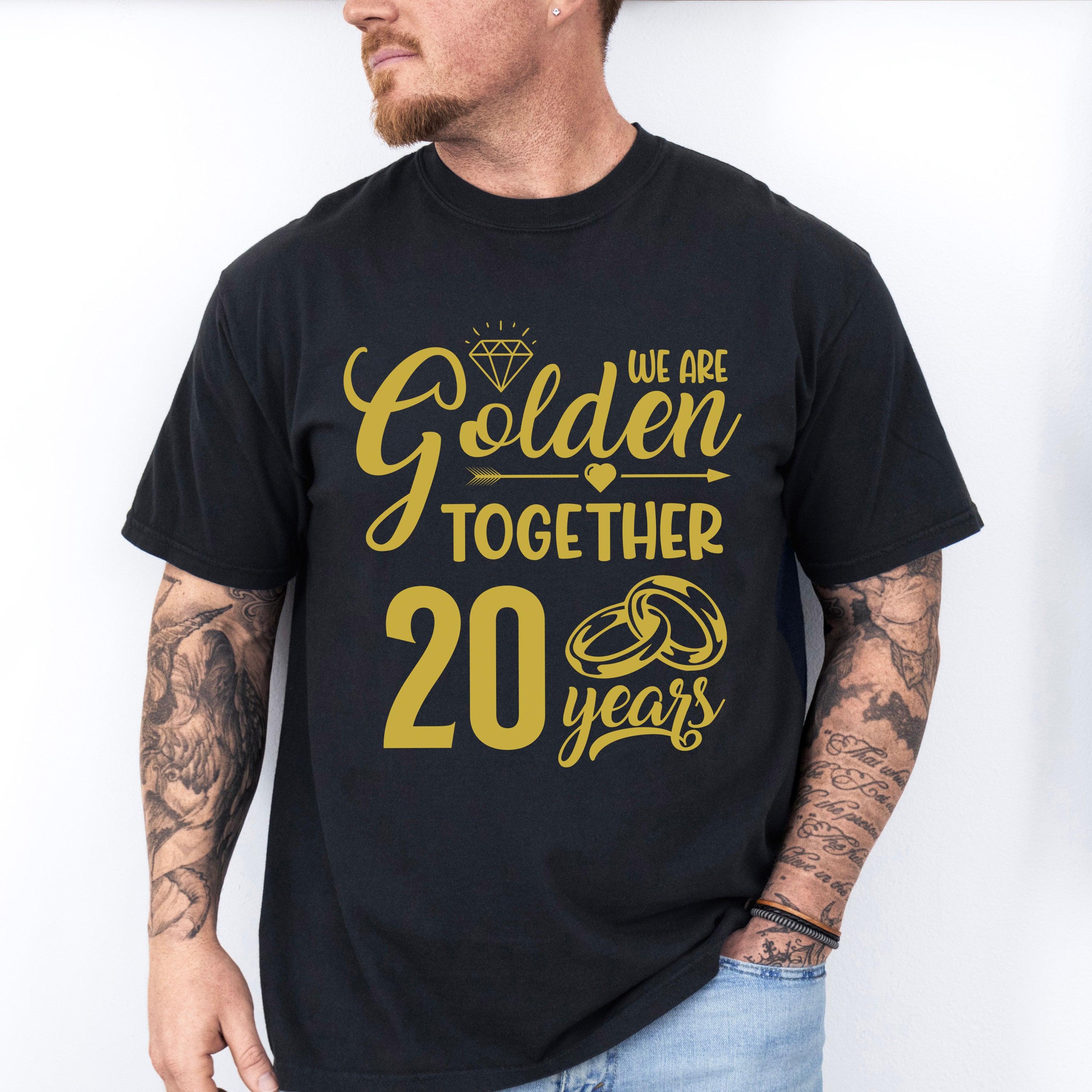 We Are Golden Together 20 Years - Anniversary Unisex Crewneck T-Shirt Sweatshirt Hoodie