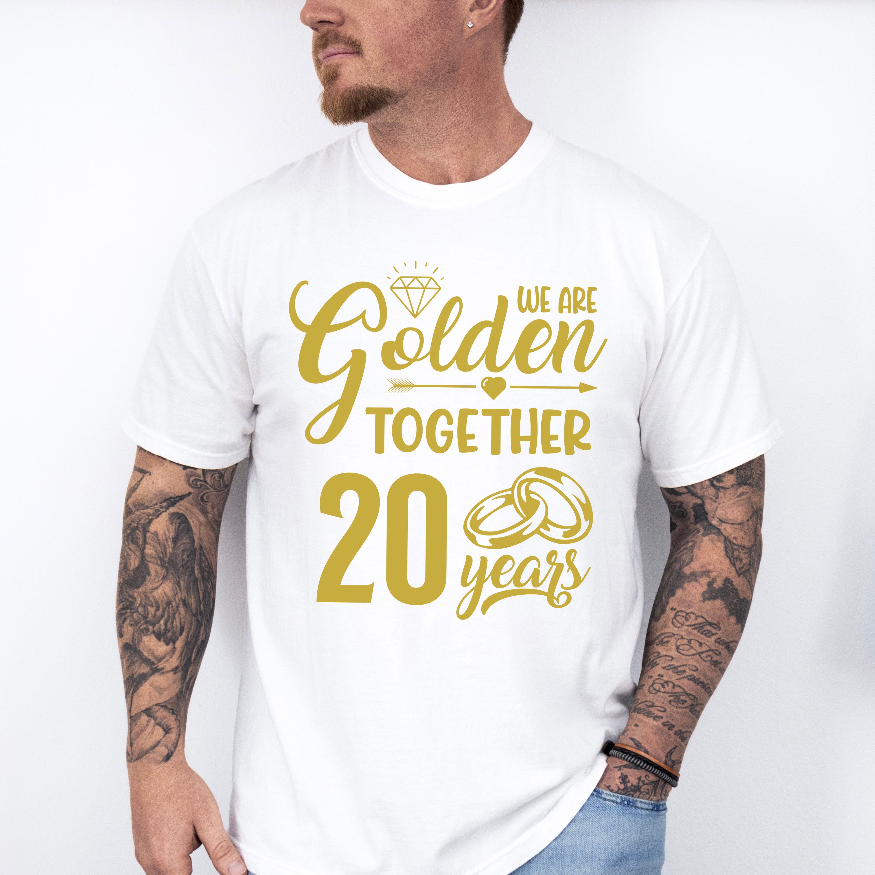 We Are Golden Together 20 Years - Anniversary Unisex Crewneck T-Shirt Sweatshirt Hoodie