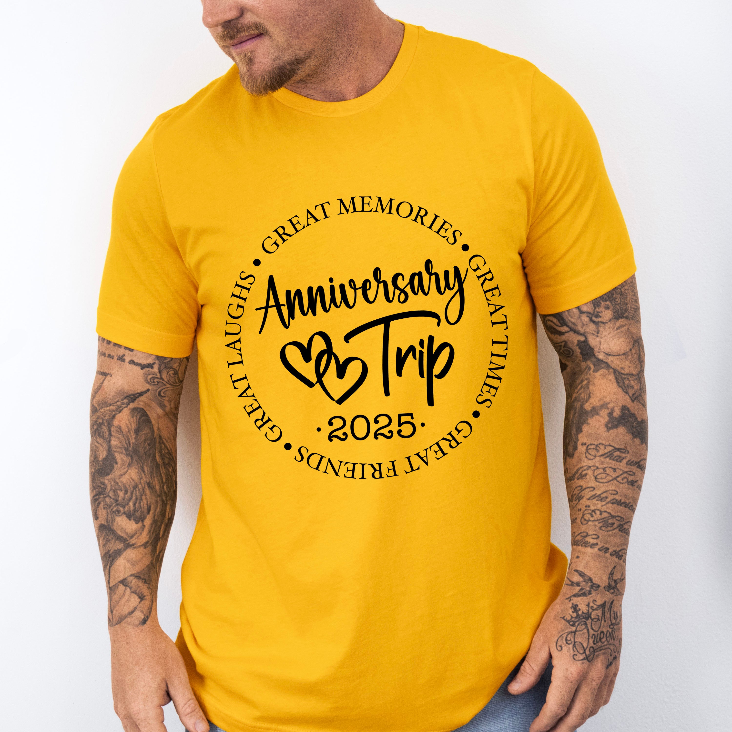 Anniversary Trip 2025 - Anniversary Unisex Crewneck T-Shirt Sweatshirt Hoodie