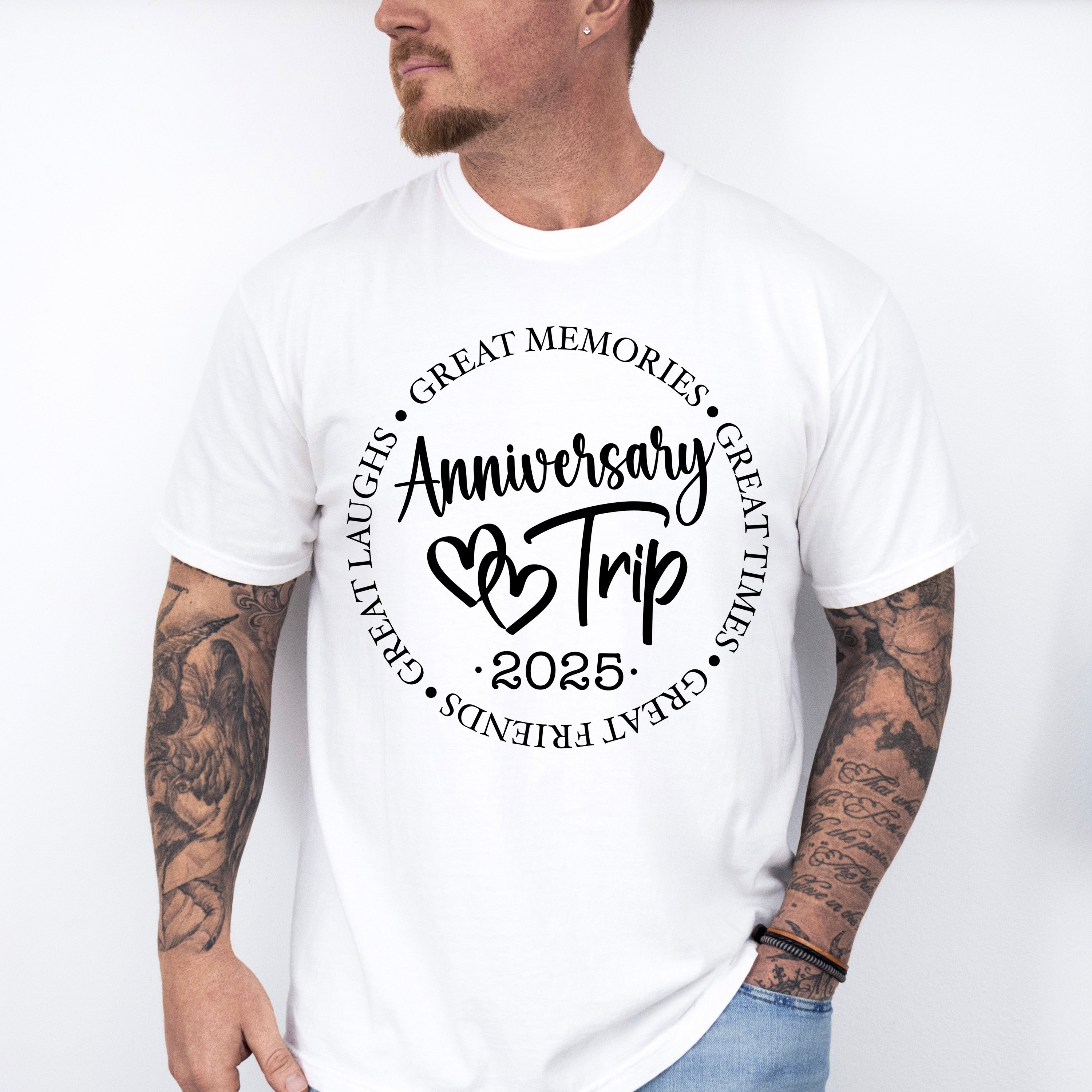 Anniversary Trip 2025 - Anniversary Unisex Crewneck T-Shirt Sweatshirt Hoodie