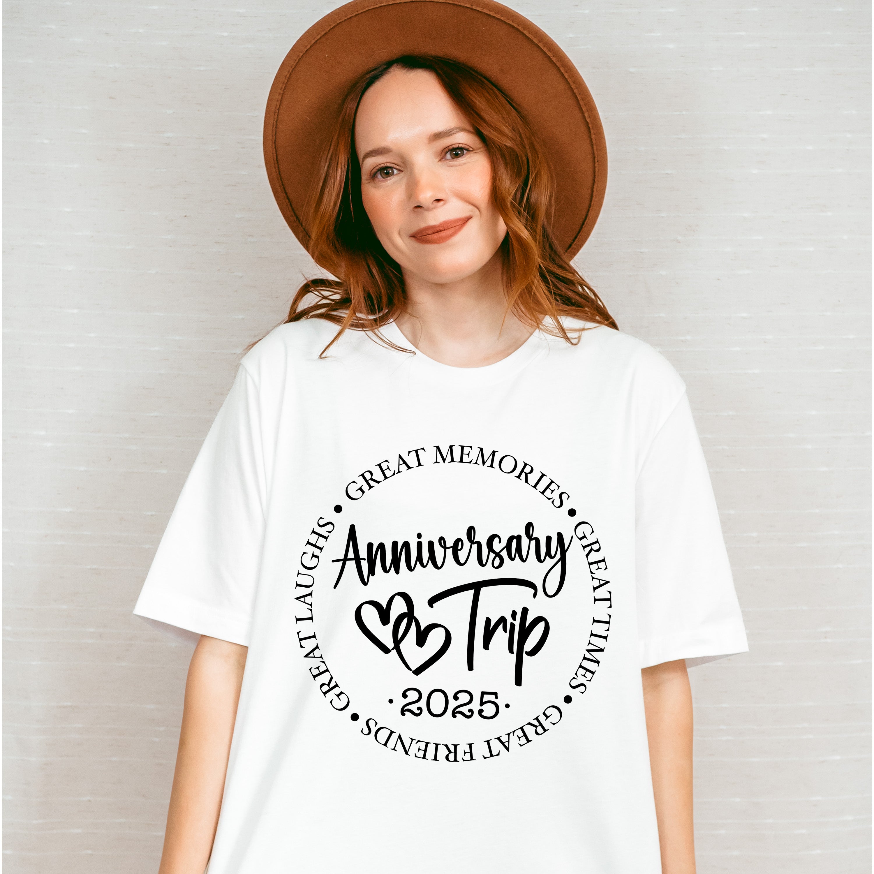 Anniversary Trip 2025 - Anniversary Unisex Crewneck T-Shirt Sweatshirt Hoodie