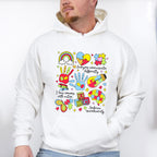 Everyone Communicates Differently Colorful Design - Autism Awareness Unisex Crewneck T-Shirt Sweatshirt Hoodie
