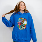 Be Kind Checkered Lightning Bolt Design - Autism Awareness Unisex Crewneck T-Shirt Sweatshirt Hoodie