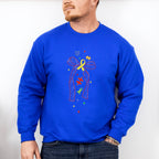 Blue Ribbon Jigsaw Design - Autism Awareness Unisex Crewneck T-Shirt Sweatshirt Hoodie