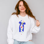 Blue Ribbon Jigsaw Design - Autism Awareness Unisex Crewneck T-Shirt Sweatshirt Hoodie