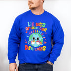 100 Days Of Embracing Differences - Autism Awareness Unisex Crewneck T-Shirt Sweatshirt Hoodie