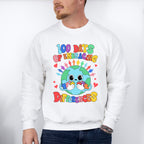 100 Days Of Embracing Differences - Autism Awareness Unisex Crewneck T-Shirt Sweatshirt Hoodie