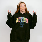 Autism Mama Checkered Design - Autism Awareness Unisex Crewneck T-Shirt Sweatshirt Hoodie