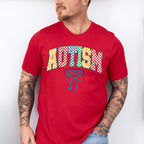 Autism Mama Checkered Design - Autism Awareness Unisex Crewneck T-Shirt Sweatshirt Hoodie