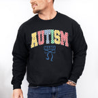 Autism Mama Checkered Design - Autism Awareness Unisex Crewneck T-Shirt Sweatshirt Hoodie