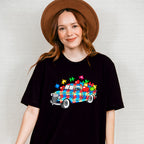 Jigsaw Truck - Autism Awareness Unisex Crewneck T-Shirt Sweatshirt Hoodie