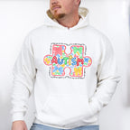 Autism Jigsaw Colorful Design - Autism Awareness Unisex Crewneck T-Shirt Sweatshirt Hoodie