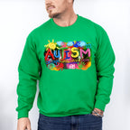 Autism Accept Understand Love - Autism Awareness Unisex Crewneck T-Shirt Sweatshirt Hoodie