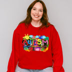 Autism Accept Understand Love - Autism Awareness Unisex Crewneck T-Shirt Sweatshirt Hoodie