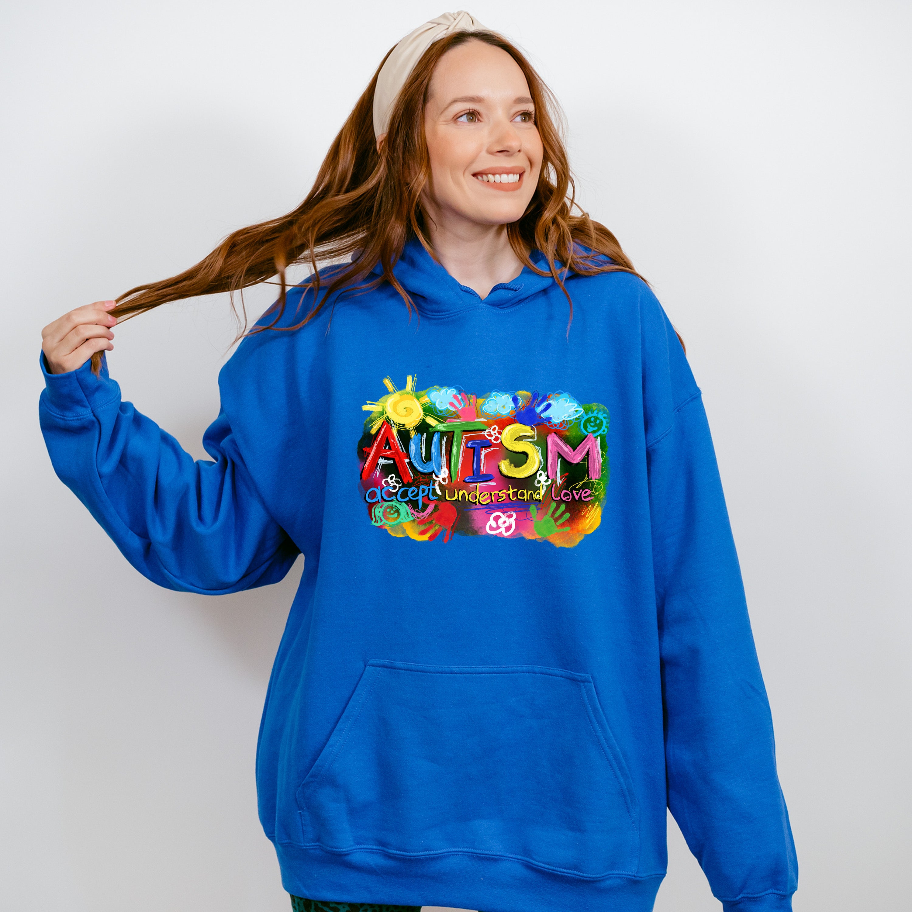 Autism Accept Understand Love - Autism Awareness Unisex Crewneck T-Shirt Sweatshirt Hoodie