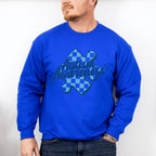 Autism Awareness Blue Design - Autism Awareness Unisex Crewneck T-Shirt Sweatshirt Hoodie