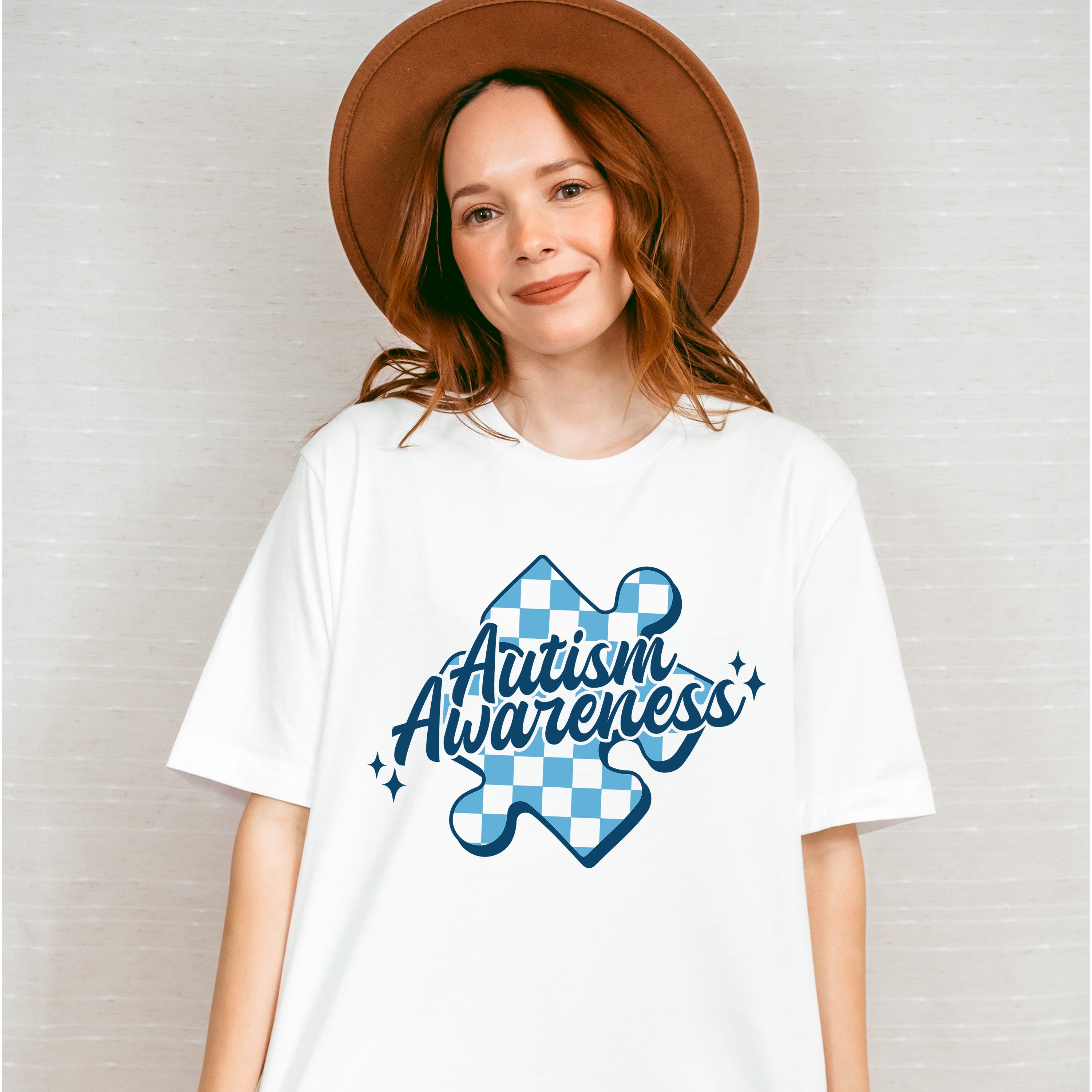 Autism Awareness Blue Design - Autism Awareness Unisex Crewneck T-Shirt Sweatshirt Hoodie
