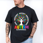 Autism Awareness Tree Design - Autism Awareness Unisex Crewneck T-Shirt Sweatshirt Hoodie