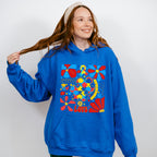Accept Love Understand Flowers Colorful Design - Autism Awareness Unisex Crewneck T-Shirt Sweatshirt Hoodie
