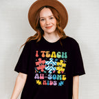 I Teach Au-Some Kids - Autism Awareness Unisex Crewneck T-Shirt Sweatshirt Hoodie