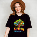 Autism Awareness Tree - Autism Awareness Unisex Crewneck T-Shirt Sweatshirt Hoodie