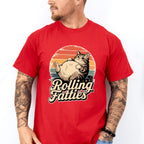 Rolling Fatties - Cat Unisex Crewneck T-Shirt Sweatshirt Hoodie