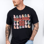 Life Is Better With Cats Colorful Design - Cat Unisex Crewneck T-Shirt Sweatshirt Hoodie