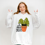 I Just Need Cats & Plants - Cat Unisex Crewneck T-Shirt Sweatshirt Hoodie