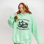 Sorry I Can't Go I'm An Indoor Cat - Cat Unisex Crewneck T-Shirt Sweatshirt Hoodie