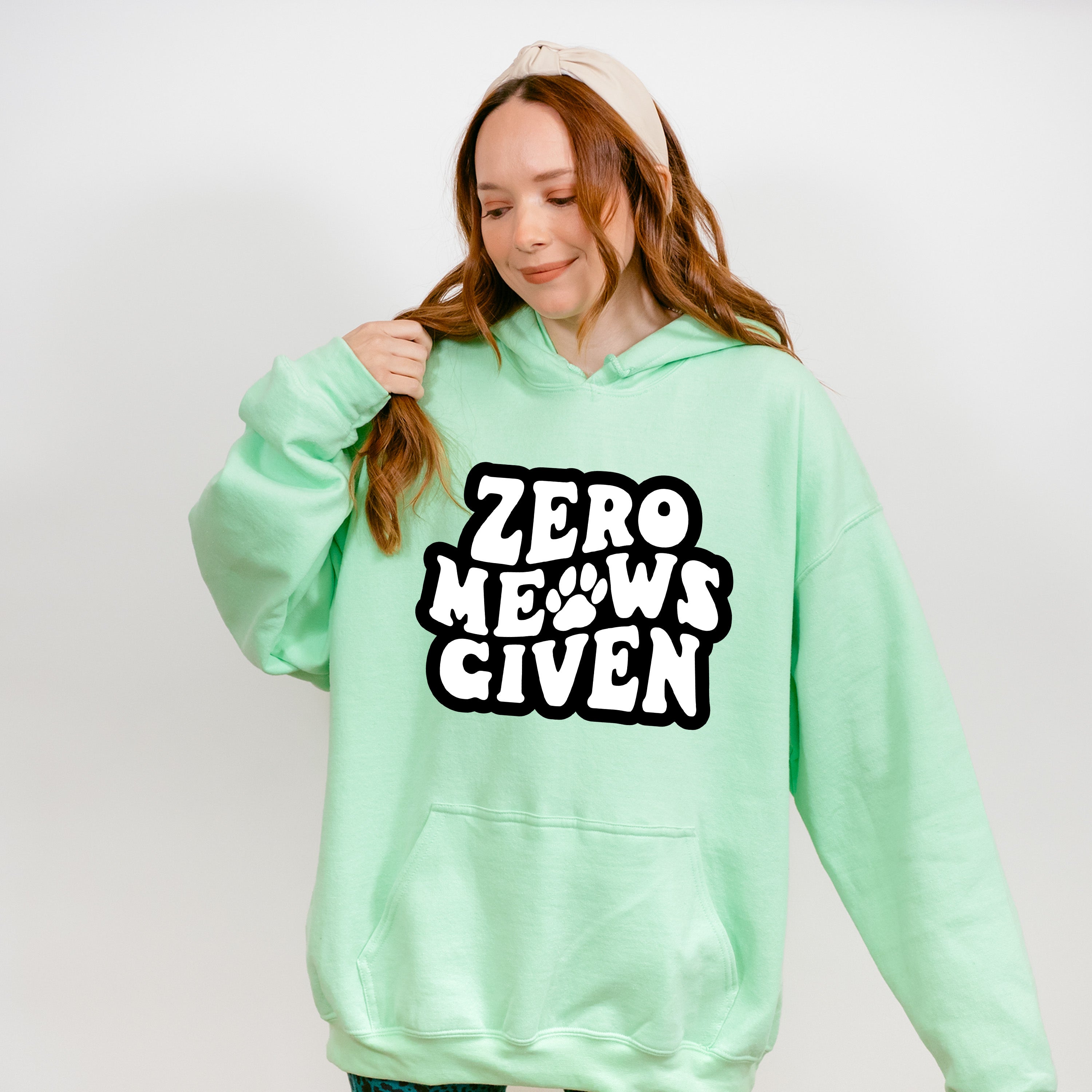 Zero Meows Given - Cat Unisex Crewneck T-Shirt Sweatshirt Hoodie