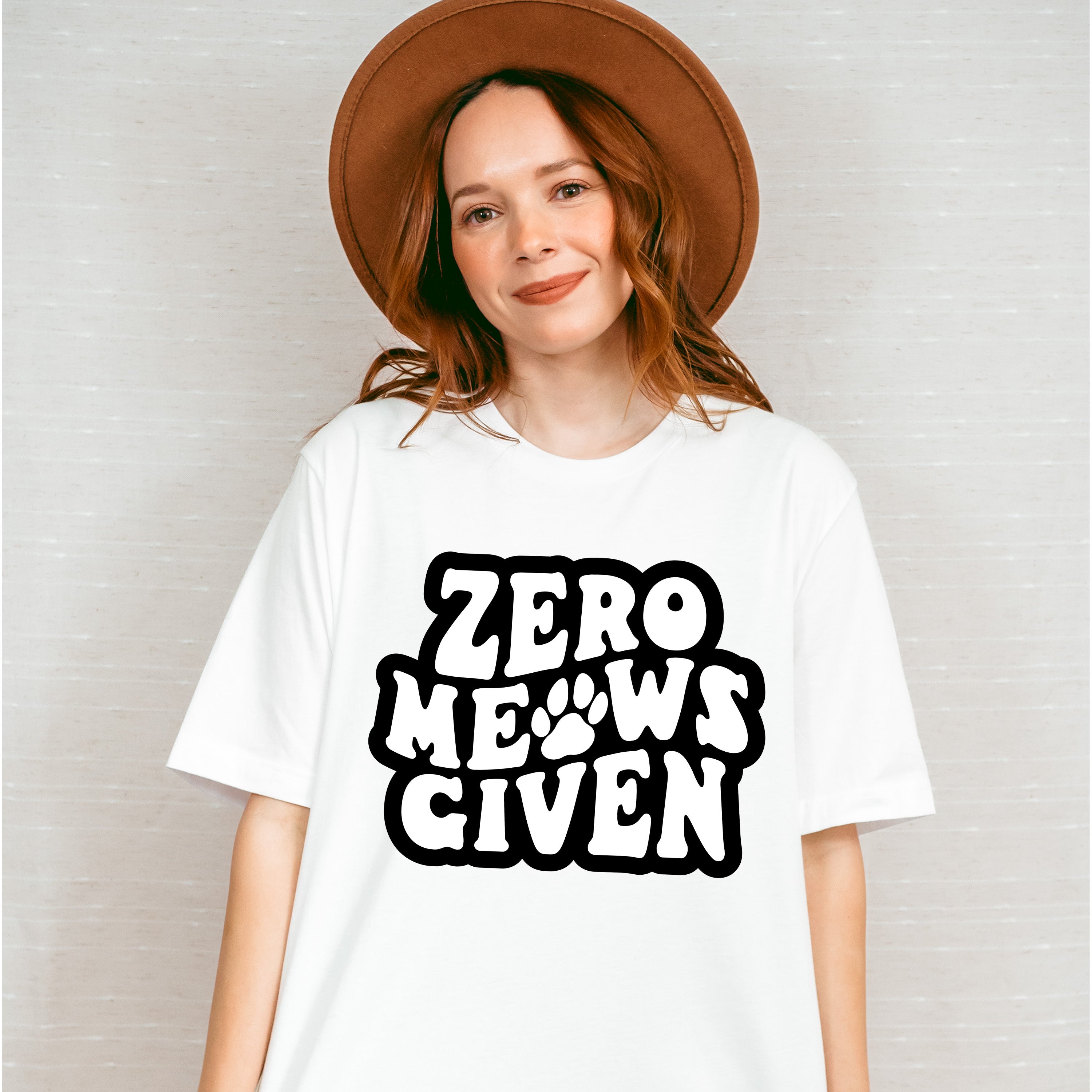 Zero Meows Given - Cat Unisex Crewneck T-Shirt Sweatshirt Hoodie