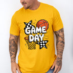 Game Day Basketball Hoop Star Design - Basketball Unisex Crewneck T-Shirt Sweatshirt Hoodie