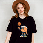 Cute Basketball Spinning The Ball - Basketball Unisex Crewneck T-Shirt Sweatshirt Hoodie