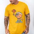 Cute Basketball Spinning The Ball - Basketball Unisex Crewneck T-Shirt Sweatshirt Hoodie