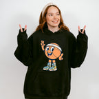 Cute Basketball Peace Sign - Basketball Unisex Crewneck T-Shirt Sweatshirt Hoodie
