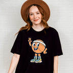 Cute Basketball Peace Sign - Basketball Unisex Crewneck T-Shirt Sweatshirt Hoodie