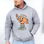 Cute Basketball Peace Sign - Basketball Unisex Crewneck T-Shirt Sweatshirt Hoodie