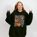 Game Day Ribbon Heart Hoop - Basketball Unisex Crewneck T-Shirt Sweatshirt Hoodie