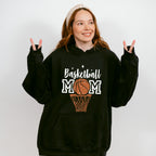 Basketball Mom Hoop Basketball Design - Basketball Unisex Crewneck T-Shirt Sweatshirt Hoodie